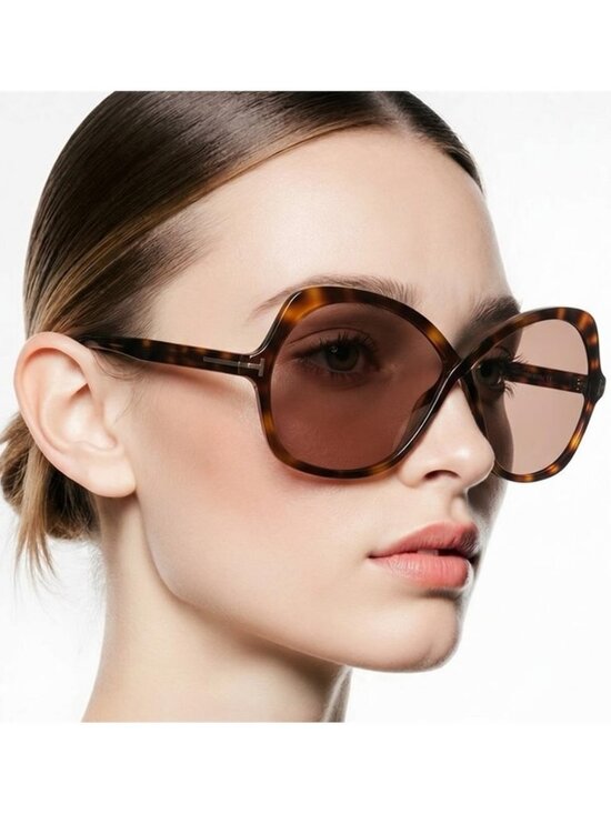 - New ?Authentic Tom Ford TF1013 52Y Rosemin Butterfly Sunglasses, 64mm main image 8
